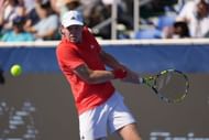 Michelsen in action at the Delray Beach Open - Source: Getty